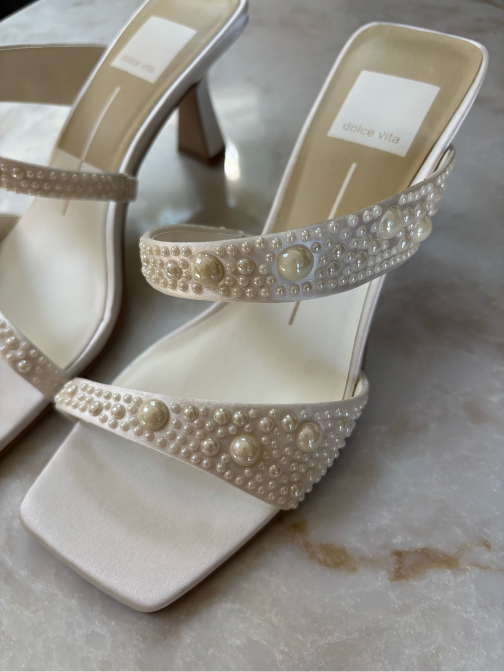 Dolce vita pearl heels